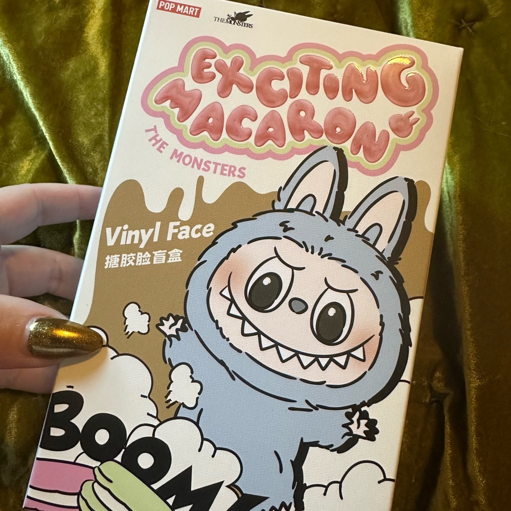 Authentic Labubu! Exciting Macaron Vinyl Face Box